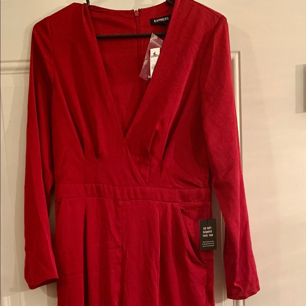 Red jumpsuit